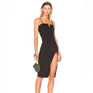 Revolve Donna Mizani black dress